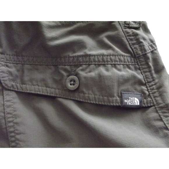 The North Face Shorts Womens 12 x 10" Green Paramount Ripstop Nylon khaki - Picture 7 of 11